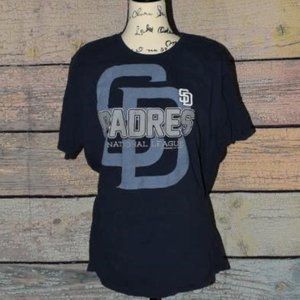 San Diego Padres T-Shirt Tee XL Baseball National League Sports Wear Blue